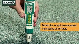 Extech PH100 ExStik® pH Meter [upl. by Aicilegna227]