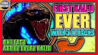 ONE FUN FACT ABOUT EVERY KAIJU  Kaiju Universe [upl. by Carlynn]