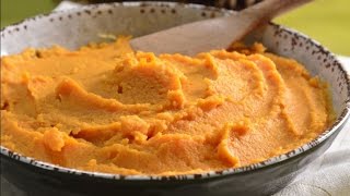 Puré de Camote Clásico para el Pavo  Guarnición Fácil de 5 ingredientes [upl. by Emelin]