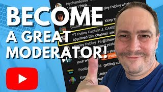 Chat Moderator on Youtube  How to Become a Great Moderator [upl. by Lurlene]