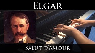 Elgar  Salut dAmour piano solo [upl. by Hakym]