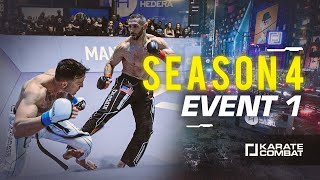 Karate Combat Season 4 Event 01  Levine vs De Castañeda  karateverse [upl. by Burkhard]