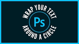 How To Wrap Text Around A Circle with Photoshop [upl. by Hurleigh442]