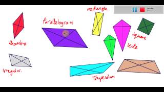 The diagonals of a quadrilateral [upl. by Oryaj]