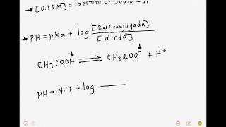 Calcular el PH de disoluciones Amortiguadoras Paso a paso [upl. by Akinehs]