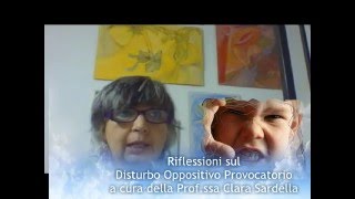 Disturbo Oppositivo Provocatorio [upl. by Yar]