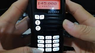 How to set up Alinco DJCRX5 radio [upl. by Goldston]