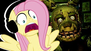 Fluttershee plays Five Nights at Freddys 3 🍉  LOSING IT [upl. by Ettenwahs]