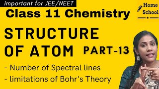 Structure of atom Class 11 Chemistry Part 13 [upl. by Aarika]