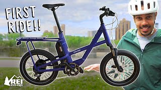 The NEW REI EBIKE  REI Coop Generation e11 Unboxing and FIRST RIDE [upl. by Randy]