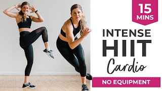 15Minute Full Body HIIT Cardio Workout No Equipment [upl. by Merrily]