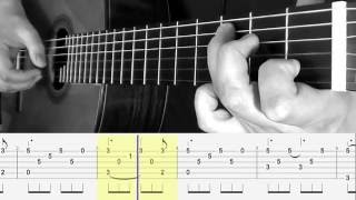 EASY TUTO  HALLELUJAH  Guitar Fingerstyle [upl. by Leirbaj]