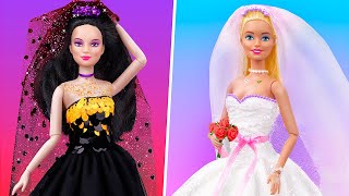 12 DIY Barbie Hacks and Crafts  Doll Wedding Ideas [upl. by Eldon]