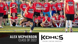 1 Ranked Kicker in America  Alex McPherson  Class of 2022 [upl. by Ettenel]