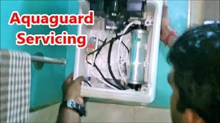 How To Service Aquaguard Water Purifier By An Expert  Easy Cleaning Aquaguard Magna UV [upl. by Avrom]