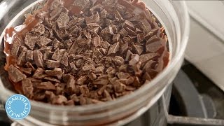 How to Temper Chocolate with Martha Stewart [upl. by Nohtahoj]