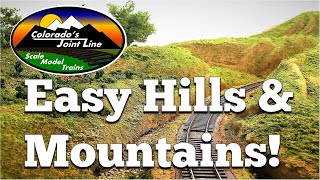 How to Make Easy Hills amp Mountains for Model Train Layouts and Dioramas [upl. by Higley556]