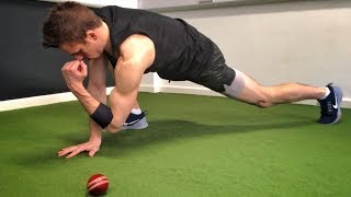 CRICKET FITNESS Fast Bowling Stretch [upl. by Polinski]