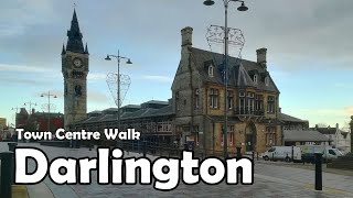 Darlington Town Centre Walk  Lets Walk 2020 [upl. by Yhotmit87]