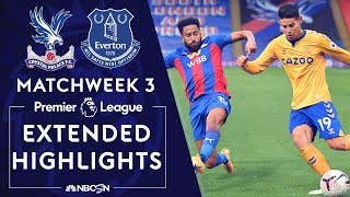 Crystal Palace v Everton  PREMIER LEAGUE HIGHLIGHTS  9262020  NBC Sports [upl. by Rina]