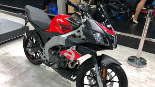 Aprilia RS 150 amp Aprilia Tuono 150  First Look  MotorBeam [upl. by Leasa205]