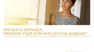 How Do I Find My EFIN Number and Application Summary [upl. by Esinyt571]