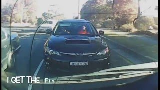 Tailgating Subaru WRX funny Fail [upl. by Llenrag]