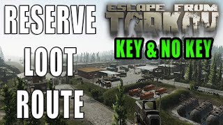 KeyNo Key Reserve Loot Guide  Escape from Tarkov Map Guide [upl. by Bilat]