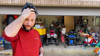 Tragedy Strikes Epic Garage Cleanup [upl. by Frymire]