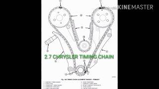 27 Chrysler timing chain replacement [upl. by Aisyla]