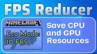 FPS Reducer  Minecraft Mod  Dynamic FPS  Forge and Fabric [upl. by Femi]