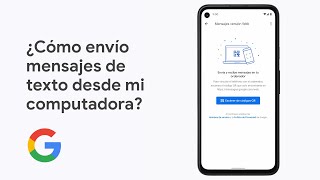 Cómo enviar mensajes de texto desde tu computadora  Pixel 4a [upl. by Anirtal]