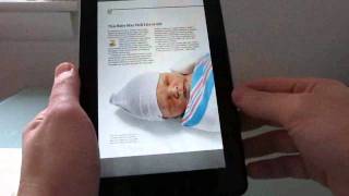 Kindle Fire Reading books magazines newspapers [upl. by Behka]