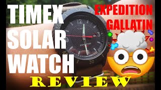 Timex Expedition Gallatin Solar Watch Review [upl. by Sucram]