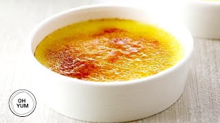 Professional Baker Teaches You How To Make CRÈME BRULEE [upl. by Bazar]