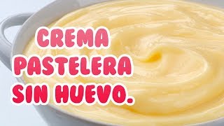 Crema PASTELERA SIN HUEVO  SUPER FACIL  Claudio Us [upl. by Analra]