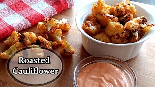 Air Fryer Roasted Cauliflower  Keto Friendly [upl. by Airemaj]