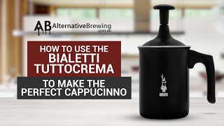 How to Use the Bialetti Tuttocrema Milk Frother [upl. by Swetlana]