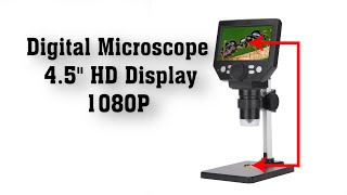 Portable LCD digital microscope [upl. by Lezirg]