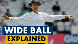 Wide Ball in Cricket Explained  Cricket Law 22  Know Cricket Better Series [upl. by Argyle762]