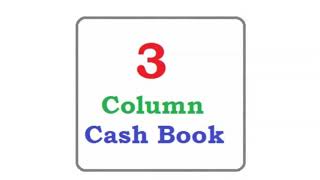 Three column cash book explained [upl. by Diandre]