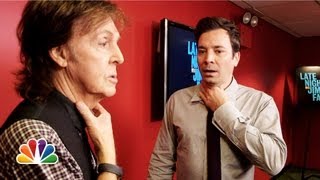 Jimmy Fallon and Paul McCartney Switch Accents Late Night with Jimmy Fallon [upl. by Chloras835]