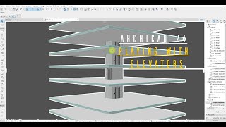 Archicad 24  Playing with elevators [upl. by Lirbij]