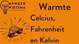 OUDE VERSIE Natuurkunde uitleg Warmte 3 Celcius Fahrenheit en Kelvin [upl. by Maclean]