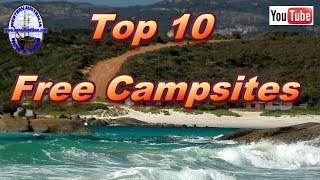 Top 10 FREE campsites  Part 23  Western Australia [upl. by Ynaffi]