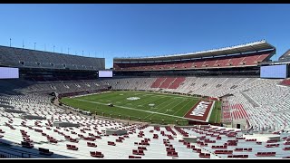 Walk through renovated BryantDenny Stadium [upl. by Ellenad535]