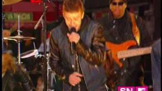 Cry Me A River Justin Timberlake Live In Time Square [upl. by Dnaloy]