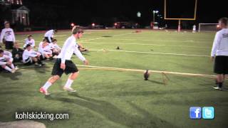 Field Goal Competition  National Underclassman Challenge  Kohls Kicking Camps [upl. by Fem212]