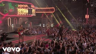 DNCE  Kissing Strangers Live From iHeartRADIO MMVAs2017 [upl. by Erinn804]