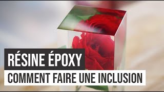 Résine époxy  Comment faire une inclusion  DIY  EPODEX [upl. by Anead]